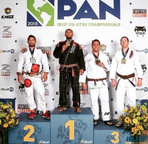 Campeão Panamericano 2015. Foto: Divulgação IBJJF