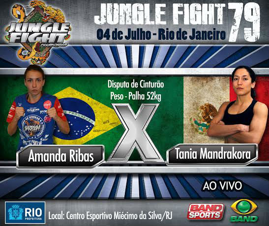 Jungle Fight 79, que terá duas disputas de cinturão (Foto:lutasesporteclube.com.br)