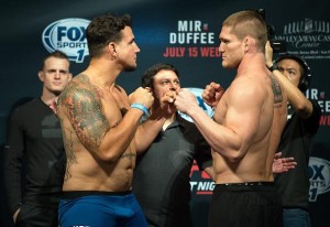 Pesagem UFC Mir vs Duffee. ( Foto: UFC/DIvulgação )