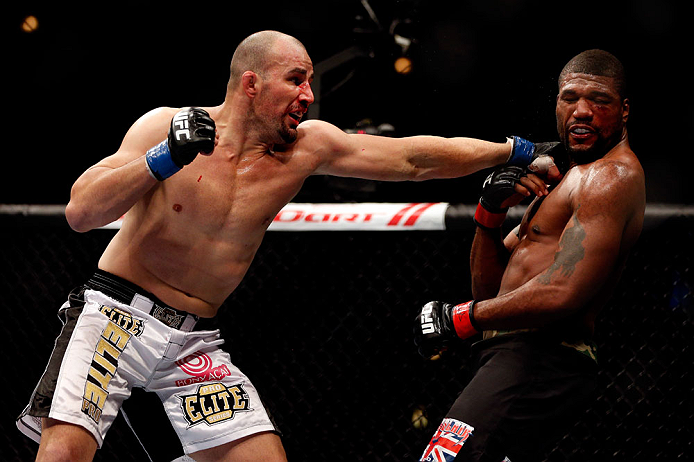 Glover Teixeira em ação contra Rampage no UFC on FOX 6. ( Foto: mmabrasil.com )