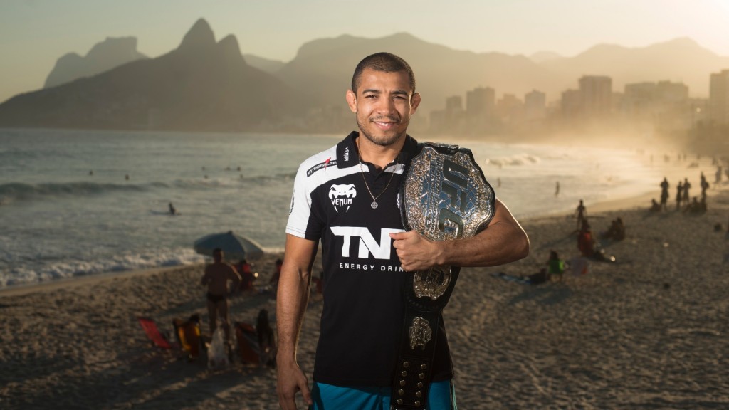 José Aldo em promoção pelo Ultimate no Rio de Janeiro. ( Foto: UFC )