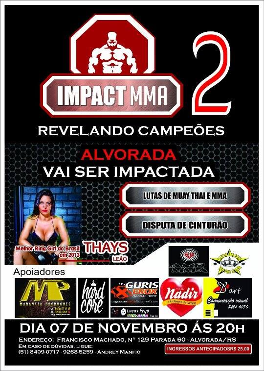 Pôster do Impact MMA 2 (Foto: Divulgação)