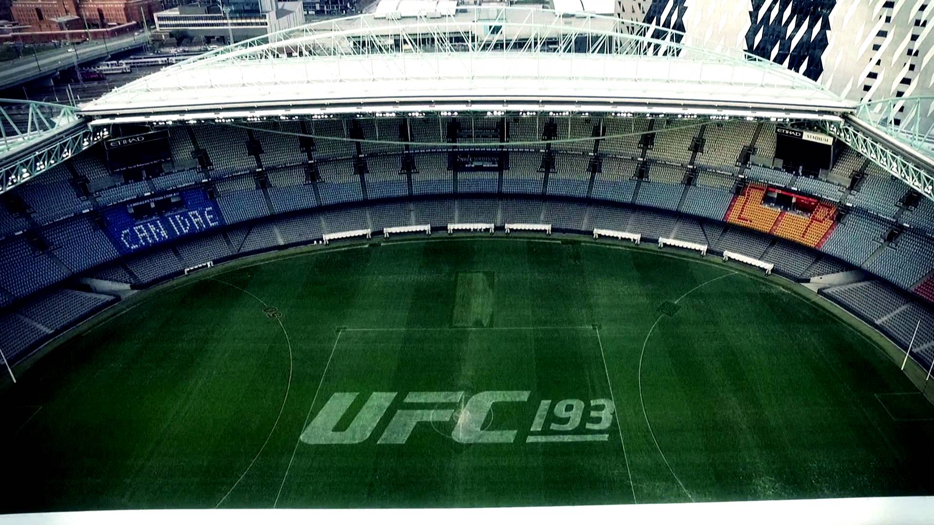 Etihad Stadium abrigará mais de 75 mil espectadores para o UFC 193 (Foto: Reprodução/Youtube)