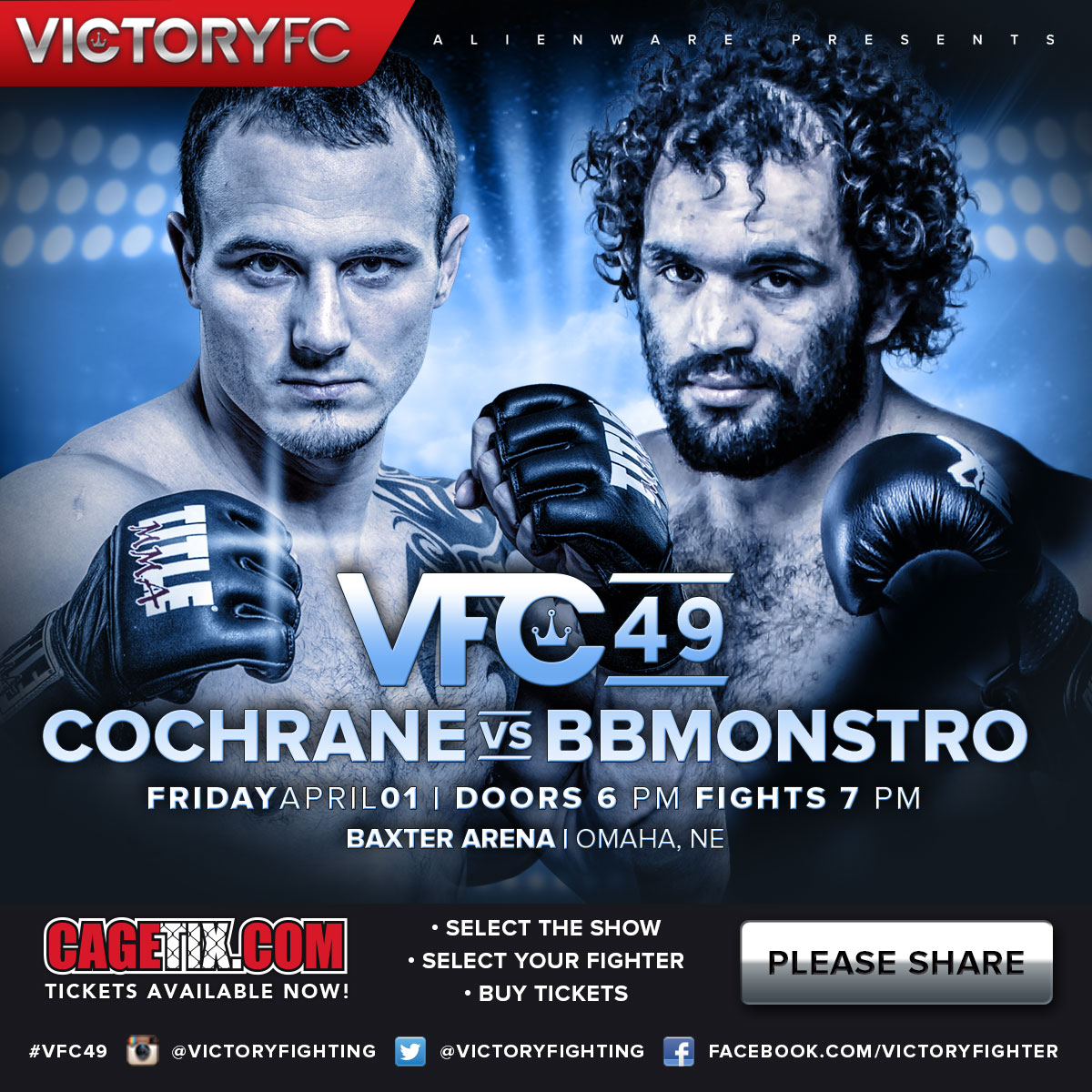 Poster do Victory FC 49 (Foto: Facebook/Victory FC)