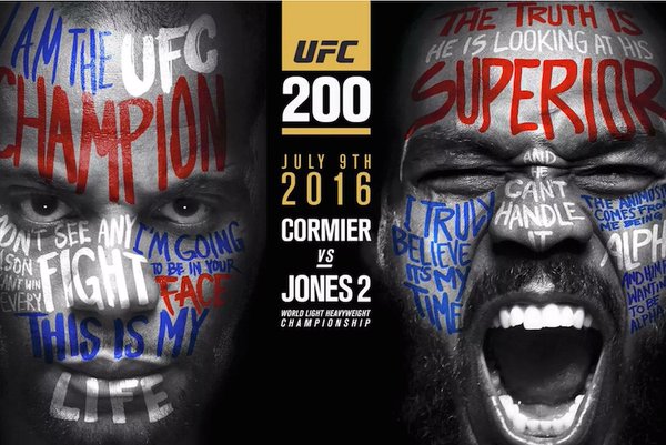 Poster UFC 200 Cormier x Jones