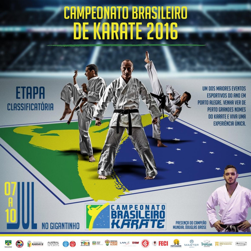 Campeonato Brasileiro de Karatê em Porto Alegre RS