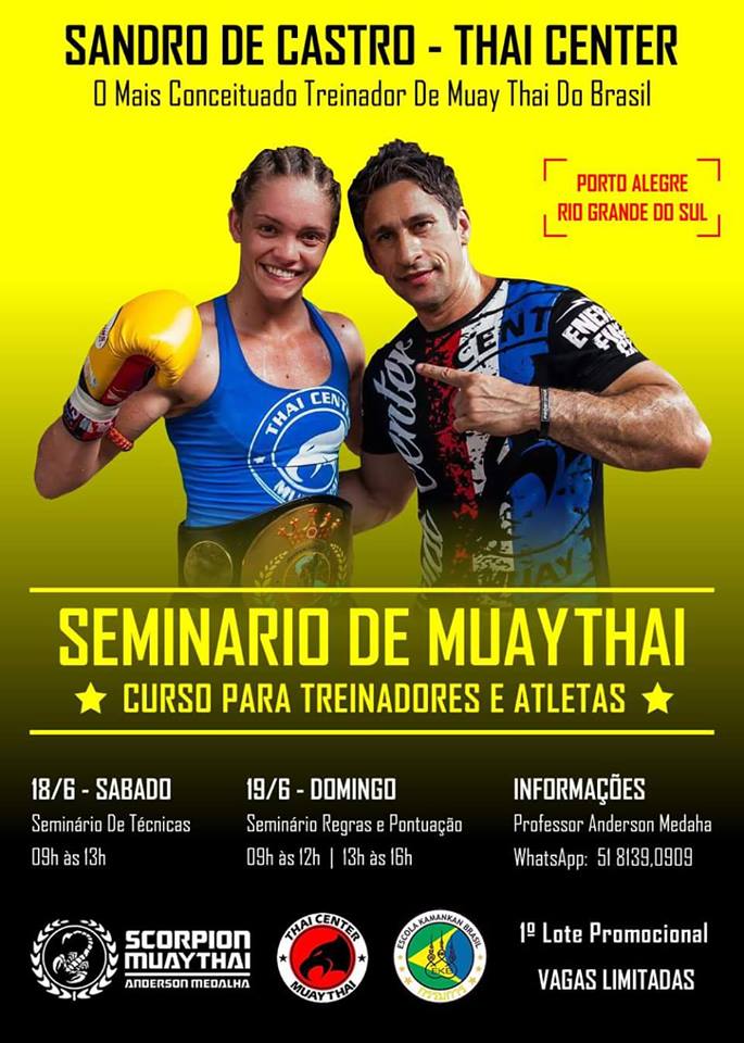 Seminário de Muay Thai com Sandro de Castro